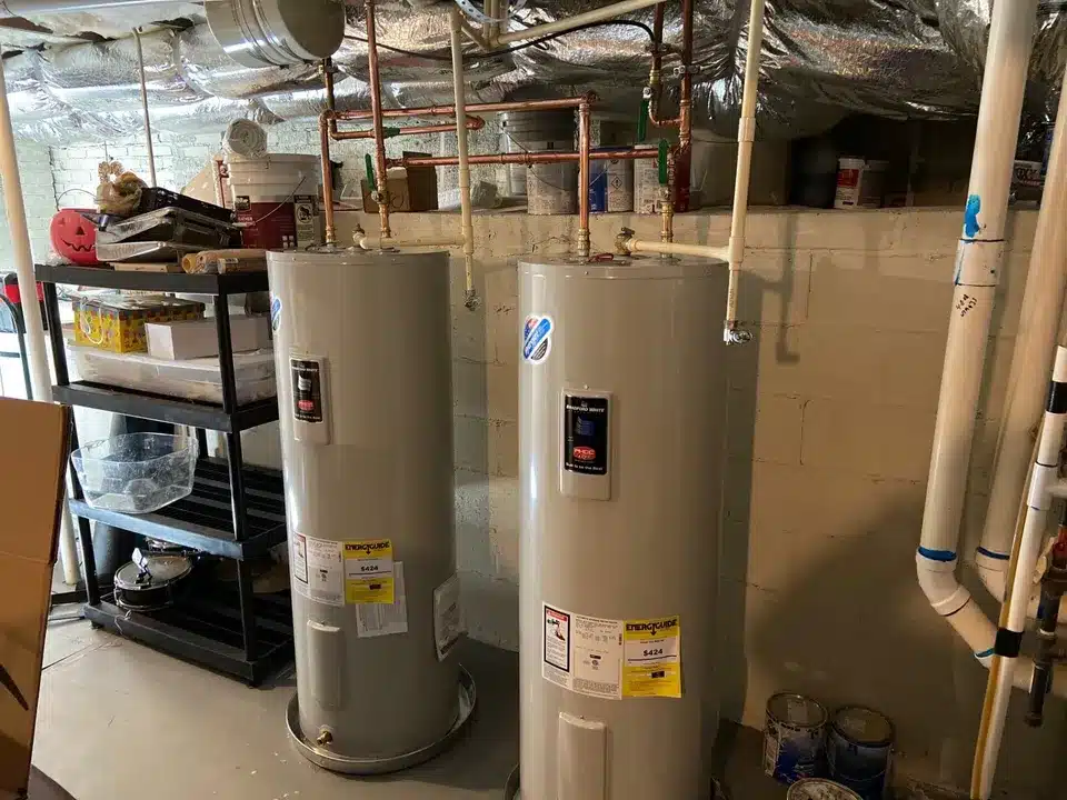 Dual Electric Water Heater Replacement True Blue Plumbing